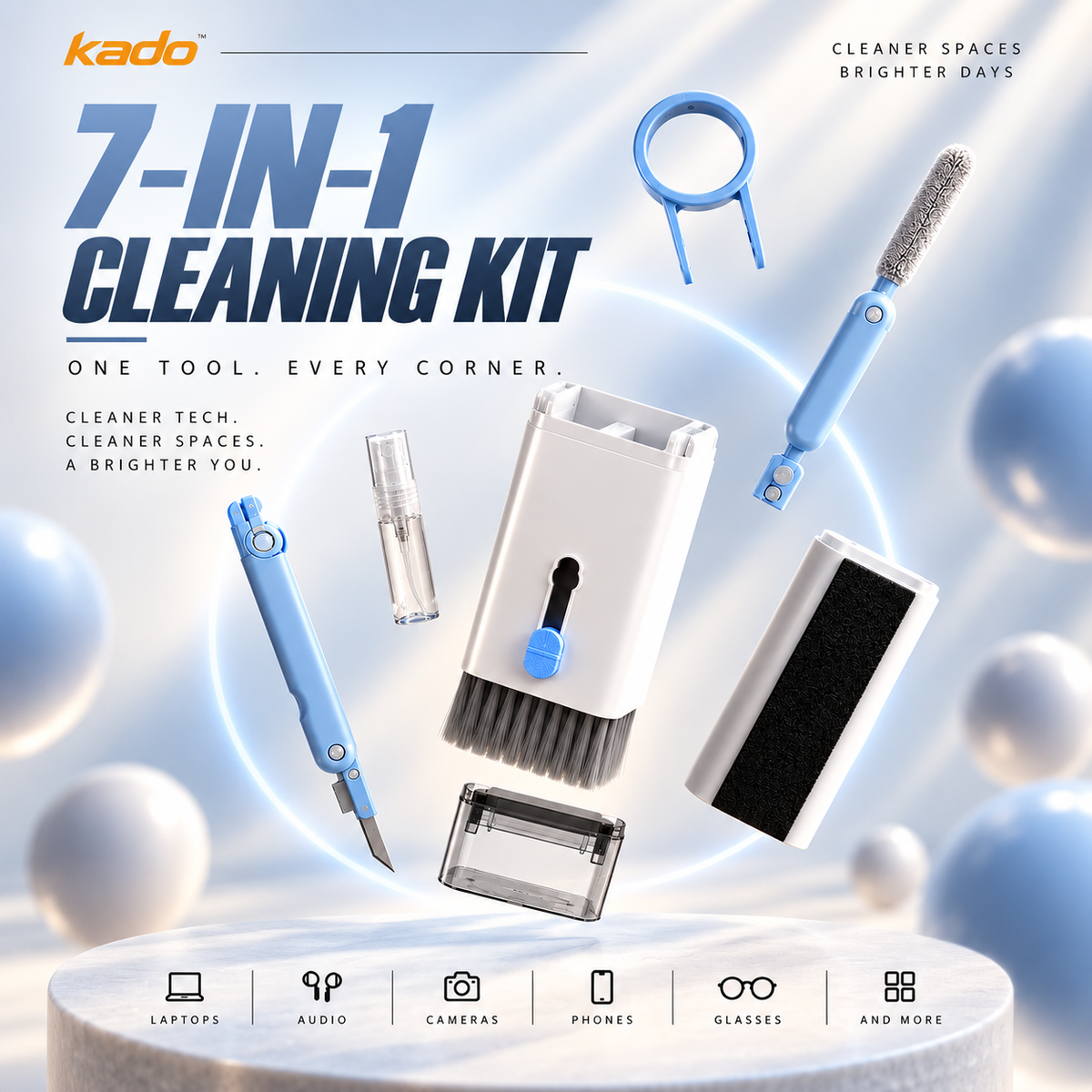 Kado 7-in-1 Multi-Function Cleaning Kit