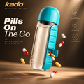 Kado 7-Day Pill Organizer Bottle - 600 mL Capacity