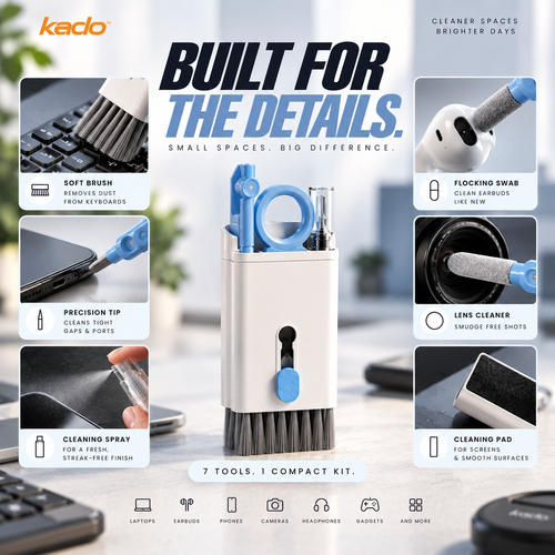 Kado 7-in-1 Multi-Function Cleaning Kit